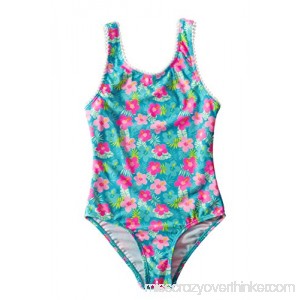 TenMet Little Girls Ruffle Flower Prints Two Pieces Swimsuit Set Tankinis Bathing Suit One Piece 01 B07LGWKPN6
